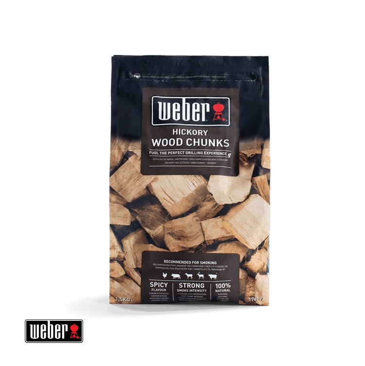Дрова для копчения Weber Гикори 1500г