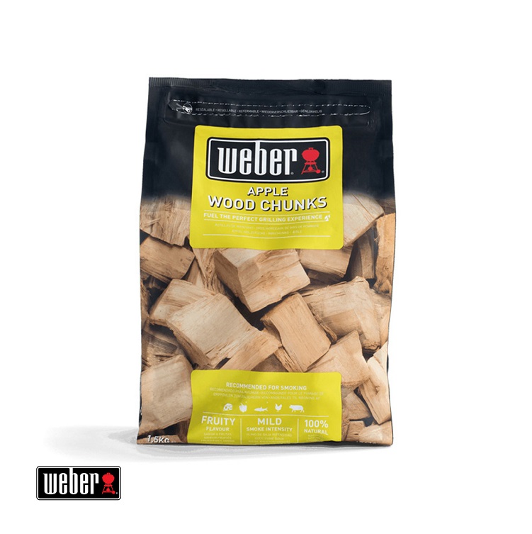 Дрова для копчения Weber Яблоко 1500г