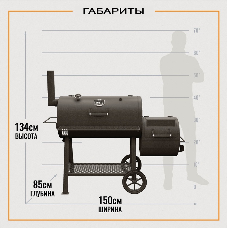 Смокер Oklahoma Joe's Highland Offset 2025 New