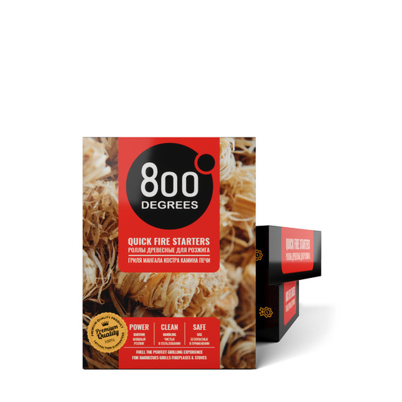 Роллы для розжига 800 Degrees 16 шт