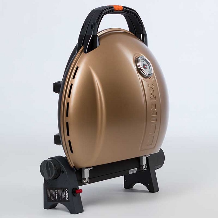 Мобильный газовый гриль O-Grill 700T, золотой