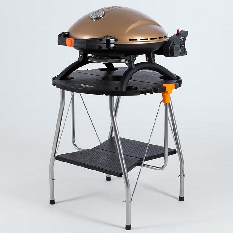 Мобильный газовый гриль O-Grill 700T, золотой