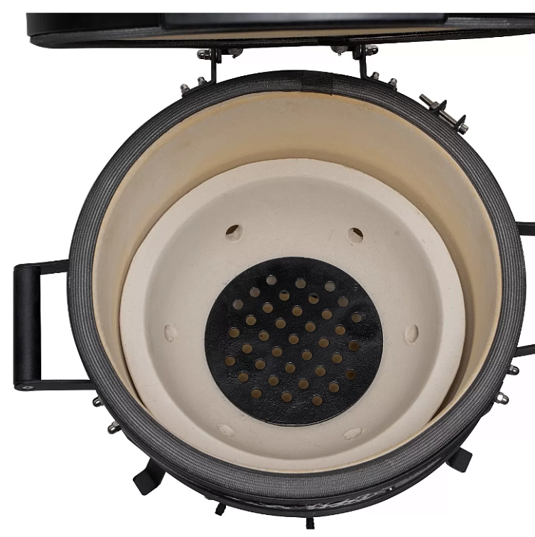 Керамический угольный гриль Diamond Egg Smart deep black