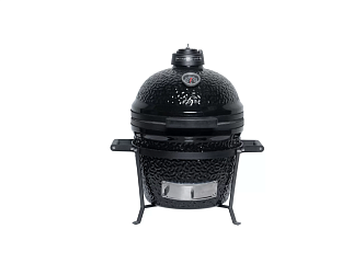 Керамический угольный гриль Diamond Egg Smart deep black