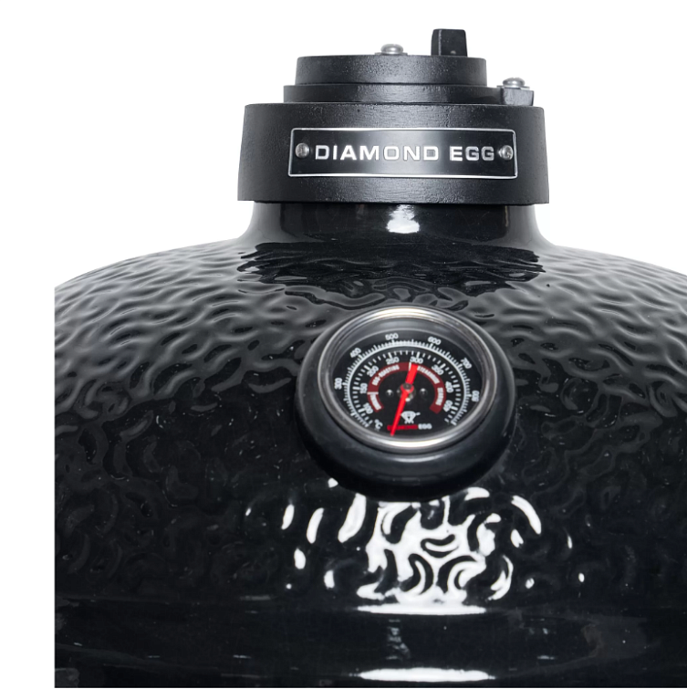 Встраиваемый угольный гриль DIAMOND EGG LEGEND DEEP BLACK 