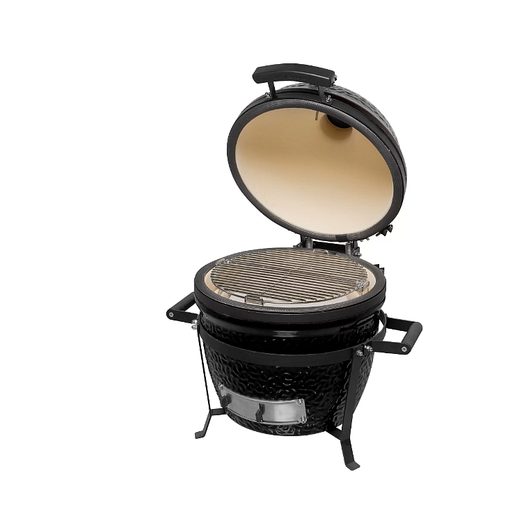 Керамический угольный гриль Diamond Egg Smart deep black