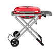 Мобильный газовый гриль Weber Traveler, красный