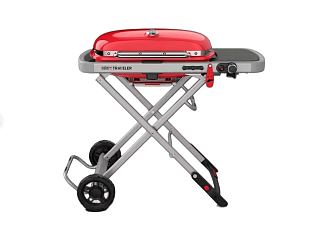 Мобильный газовый гриль Weber Traveler, красный