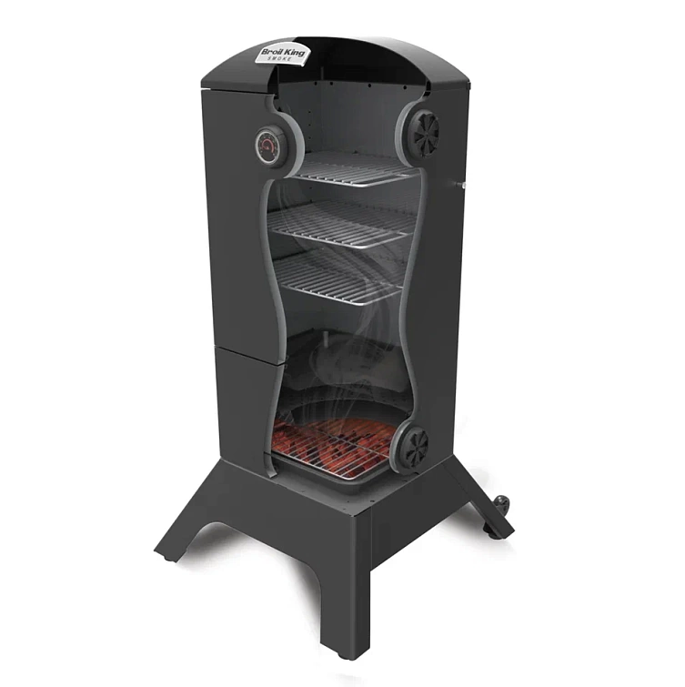 Угольная коптильня вертикальная Broil King Smoke