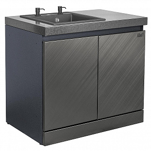 Модуль уличной кухни Premium Linе-900 Шкаф с мойкой Helios