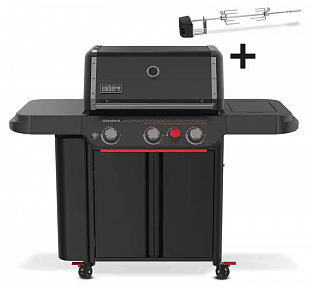 Газовый гриль Weber Genesis E-330WR GBS Stealth Edition