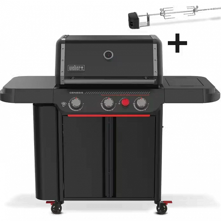 Газовый гриль Weber Genesis E-330WR GBS Stealth Edition