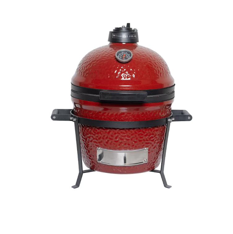 Керамический угольный гриль Diamond Egg Smart red magic