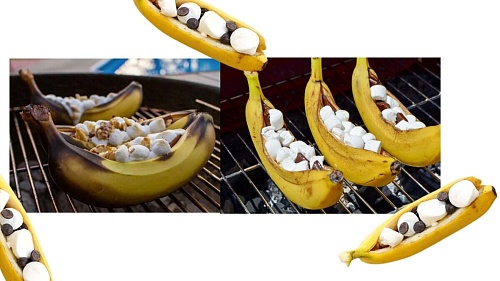 Банановая лодочка для сладкоежек