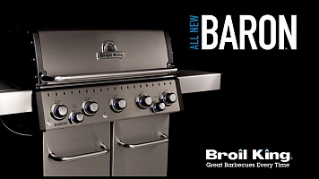 Продлена акция на газовые грили серии Baron от Broil King. Аксессуары в подарок