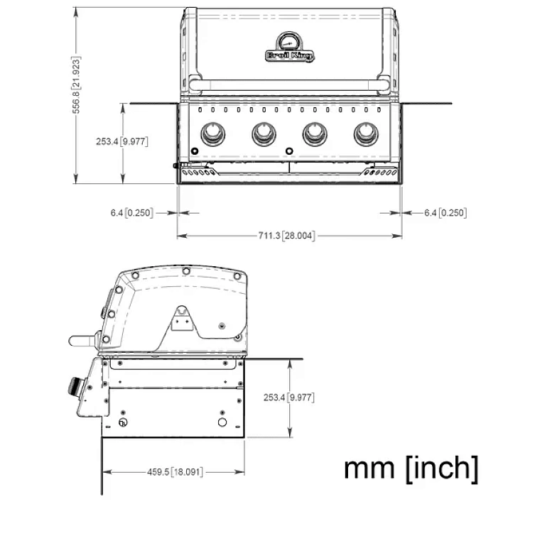 Встраиваемый газовый гриль Broil King BARON 420 BI