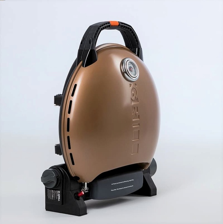 Мобильный газовый гриль O-Grill 700T, золотой