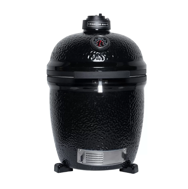 Встраиваемый угольный гриль DIAMOND EGG LEGEND DEEP BLACK 