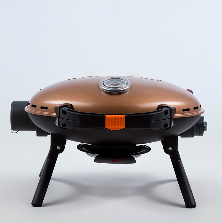 Мобильный газовый гриль O-Grill 700T, золотой