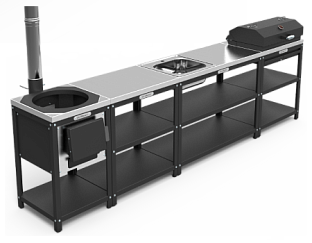 Кухонный комплекс Grillver №П10