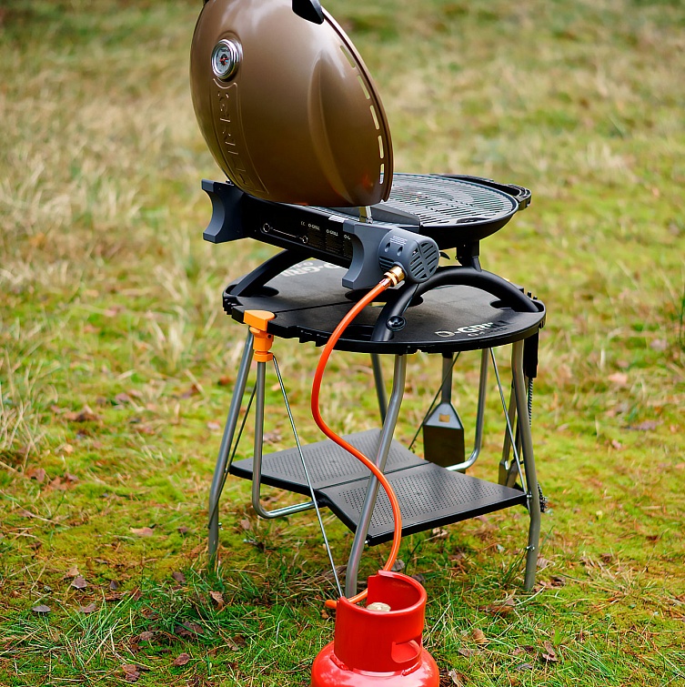 Мобильный газовый гриль O-Grill 700T, золотой