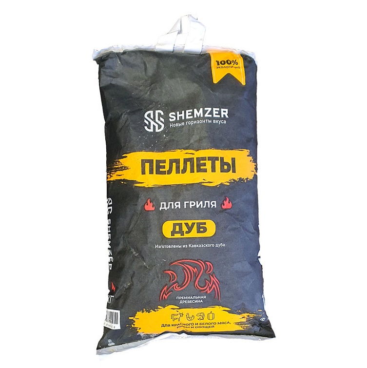 Пеллеты для гриля Shemzer дуб 10кг 