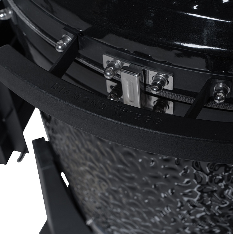 Керамический угольный гриль Diamond Egg Dream deep black
