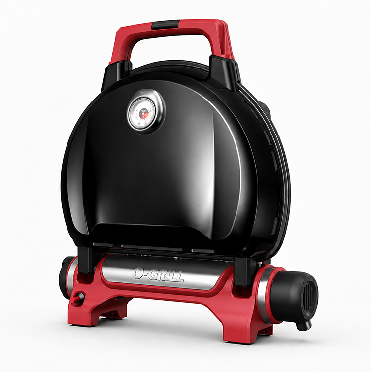 Мобильный газовый гриль O-Grill 7 Ultra, красный
